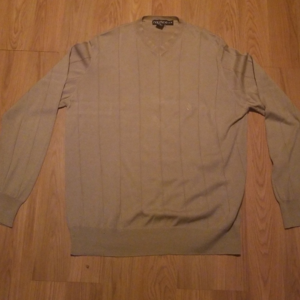 🔥Nautica lightweight long sleeve v-neck sweater